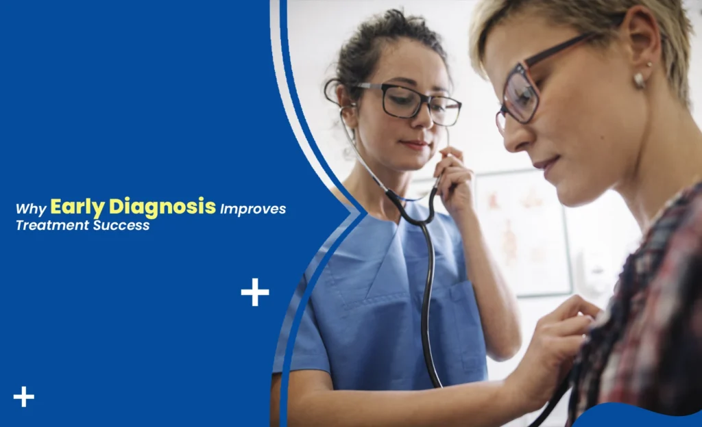 Doctor checking patient for early diagnosis