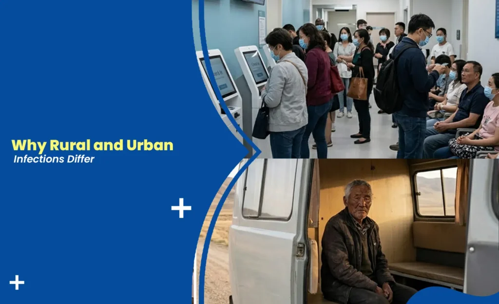 Urban vs rural healthcare scene